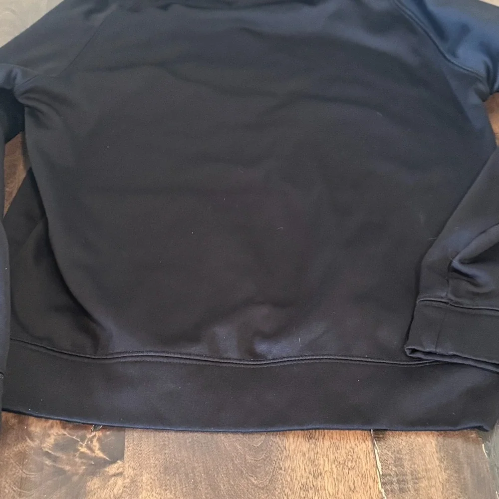 Kansas Jayhawks Hoodie Mens Black Embroidered Pullover Size M‎ Colosseum